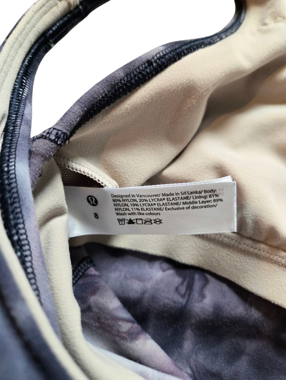 Lululemon Align Tank Top - Diamond Dye Chrome Violet Verbana Graphite Grey - Picture 7 of 8